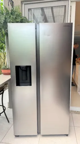Geladeira Samsung Side by Side 660L Inox Água e Gelo