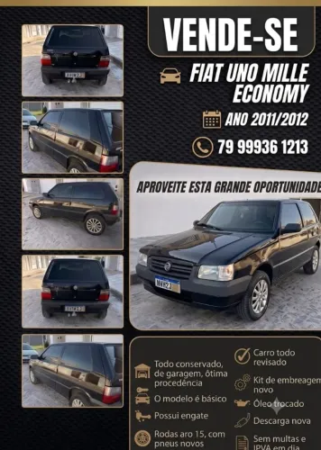 Fiat Uno Mille 1.0 Fire/ F.flex/ Economy 2P 2012