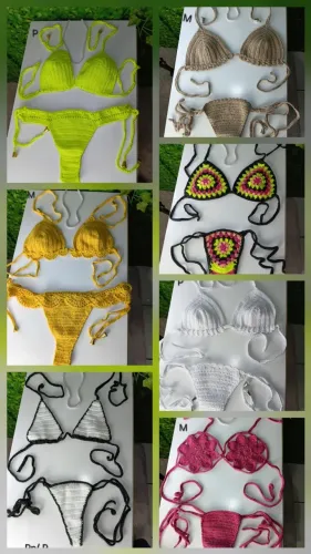 Moda praia crochê