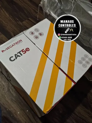 Cabo de rede caixa cat5e megatron 