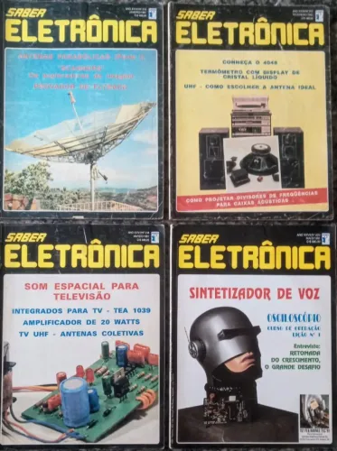 Revistas Saber Eletrônica ano 1991