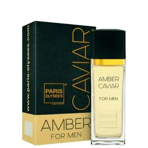 Perfume Paris Elysees Amber Caviar EDT 80% Cheio