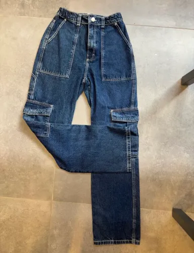 Calça cargo unissex