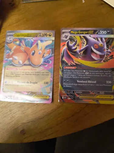 Mega Dragonite ex + Mega Gengar ex 30 anos