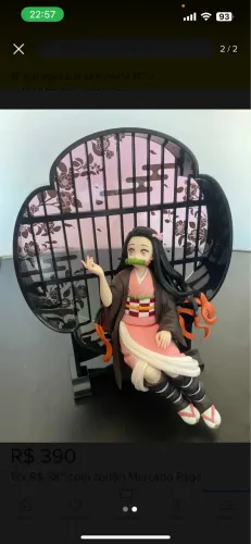 Action Figure Nezuko Layer Scape Demon Slayer