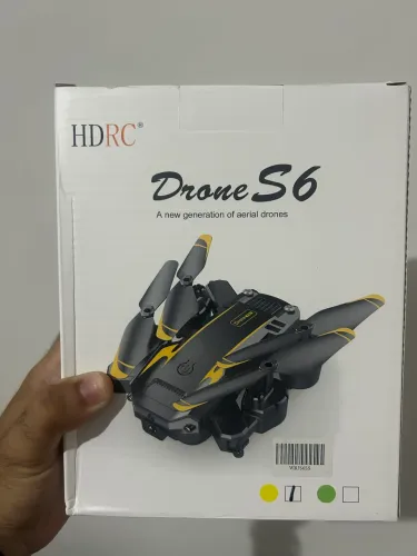 Drone S6 Pro 4K Dual Camera - Com Sensor Anti-Colisão (Novo) ?