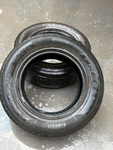 2 pneus 255/65-17 meia vida