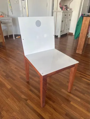Conjunto 6 cadeiras de jantar de Mogno - Mac Design