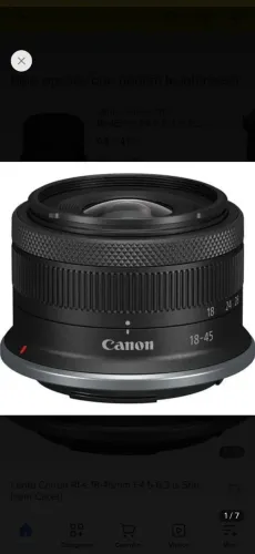 Lente canon RF 18x45