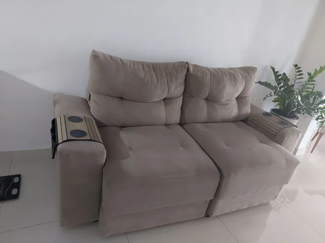 Sofá retrátil 3 lugares