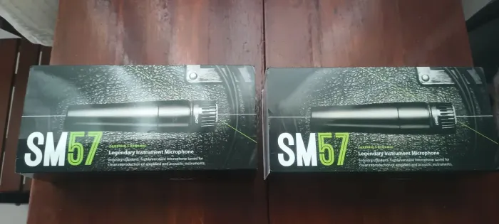 Par de Microfones SM 57 