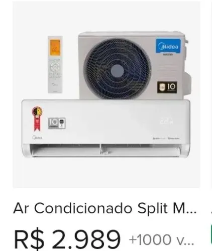 Vendo ar condicionado NOVO