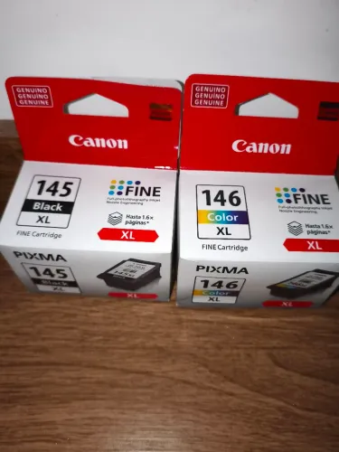 Cartucho Canon PIXMA 145XL + 146XL Originais