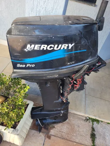 Motor mercury 25 para restauro ou aproveitamento de peças