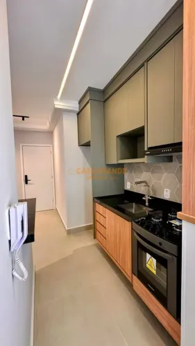 Apartamento Studio p/ Locação- 40m², 1 vaga, Planejados Modernos -The First