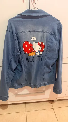 Jaqueta Jeans Hello Kitty