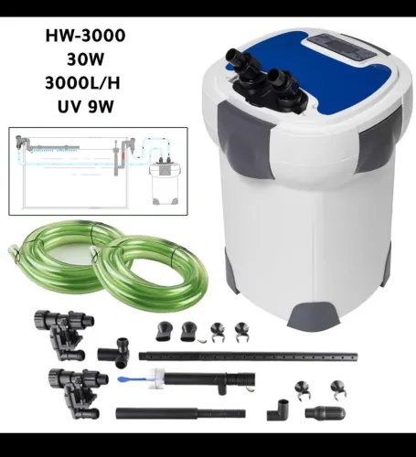 Sunsun filtro canister 3000l/h 110v com Uv
