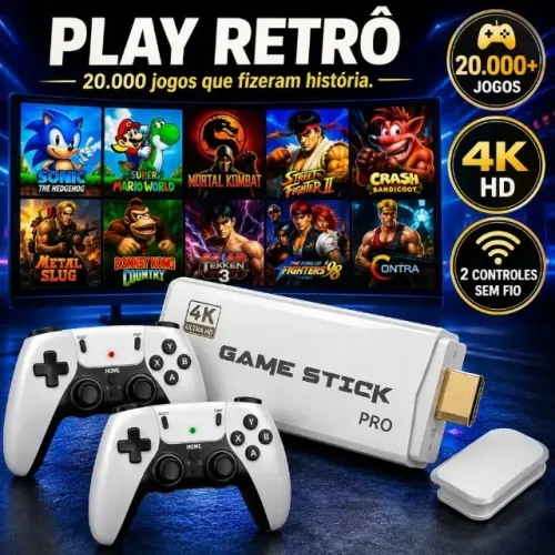 Console Game Stick M15 Pro 4K 64GB