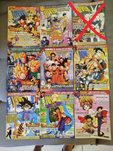 Revistas Ultra Jovem Henshin Anime Mix e Playstation