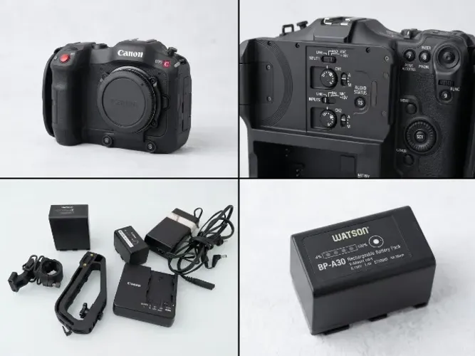 Canon EOS C70 Cinema 4K + 2 Baterias + Alça e Acessórios Originais