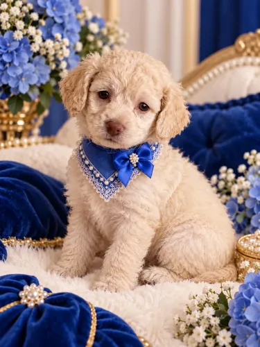 Super lindinha poodle fêmea micro toy