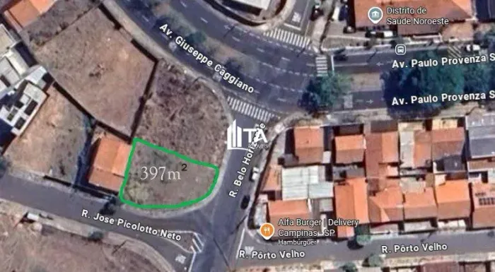 Terreno 397m² a Venda na Vila Perseu Leite de Barros, Campinas REF: TE0061