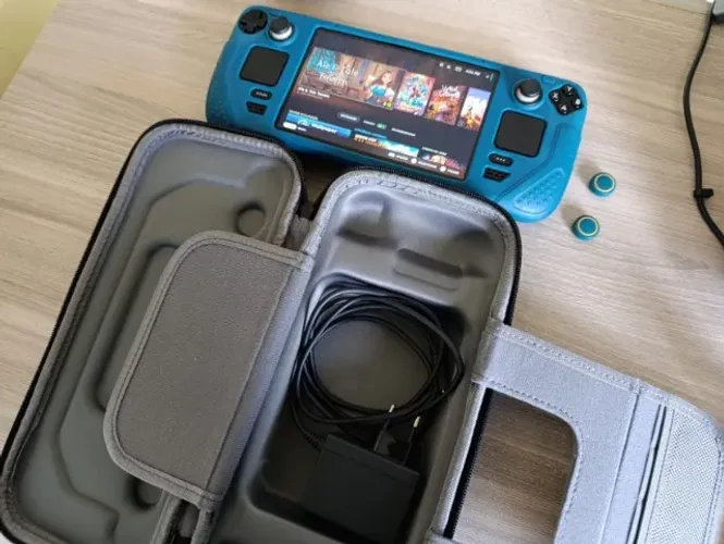 Steam Deck LCD Bateria 100% + Acessórios Premium + 512gb
