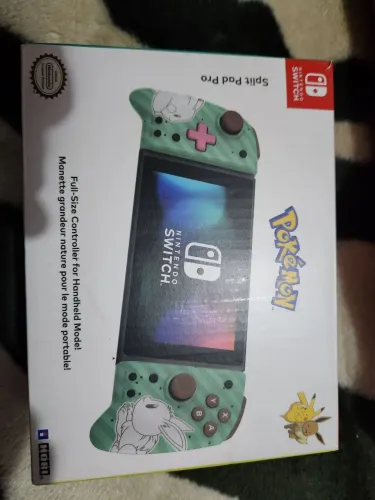 Controle nintendo switch split pad hori pro pokemon