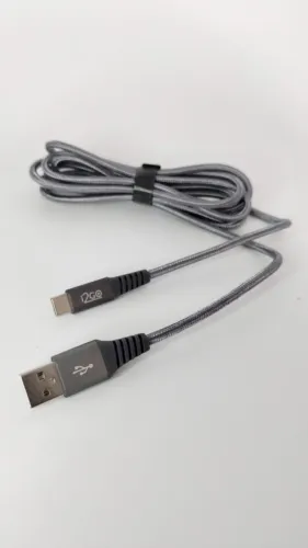 Cabo USB-C i2go Pro Series em Nylon Trançado 2m Super-resistente