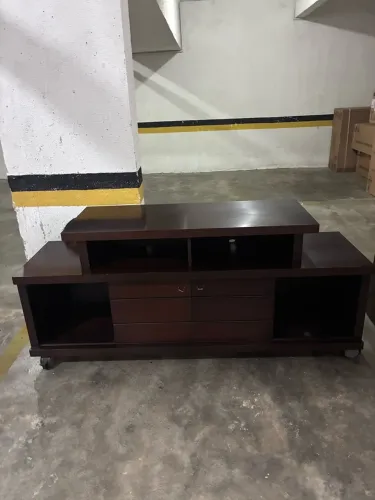 Rack para sala madeira