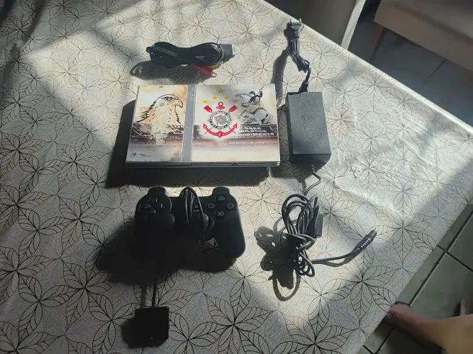 Video game playstation 2 cinza funcionando perfeitamente leitor 100 %