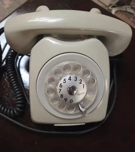 Telefone Antigo De Disco Ericsson Vintage Retrô Para Decoração