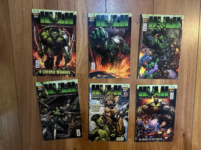 Super coleção HULK contra o mundo e planeta HULK