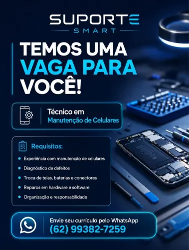 CONTRATA SE TECNICO EM MANUTENÇÃO DE CELULAR