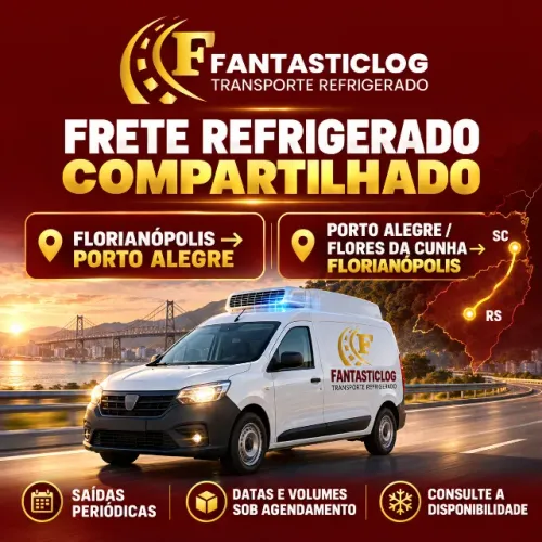 TRANSPORTE REFRIGERADO FLORIANÓPOLIS / PORTO ALEGRE / FLORES DA CUNHA