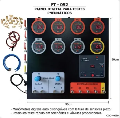 Máquinas de teste, Eletropneumatica.