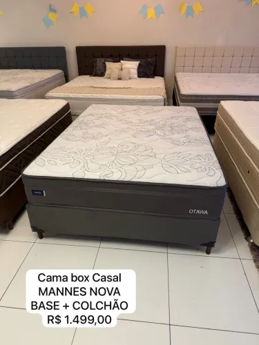 Cama Box Casal MANNES NOVA - ENTREGA