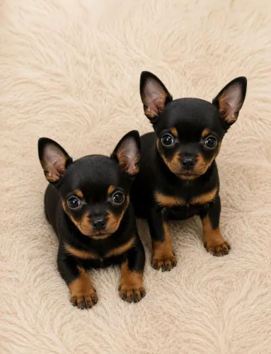 Pinscher zero macho e fêmea 00 