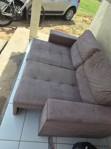 Sofa higienizado hoje