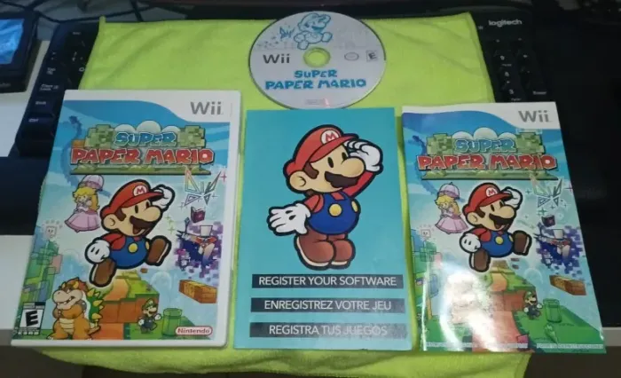 Super Paper Mario original completo para Nintendo Wii