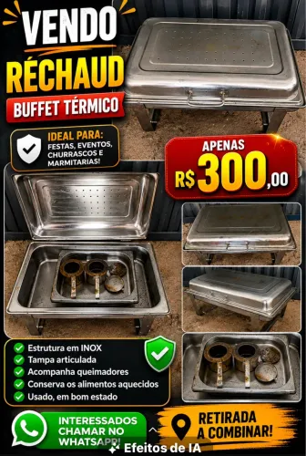 Réchaud Buffet Térmico 