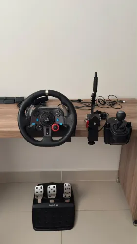 ? Kit Logitech G29 + Câmbio + Freio de mão