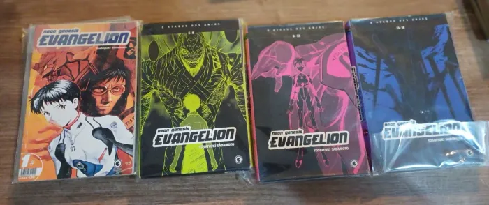 Lote Mangá Neon Genesis Evangelion O Ataque Dos Anjos Volumes 1 Ao 20 Conrad Original