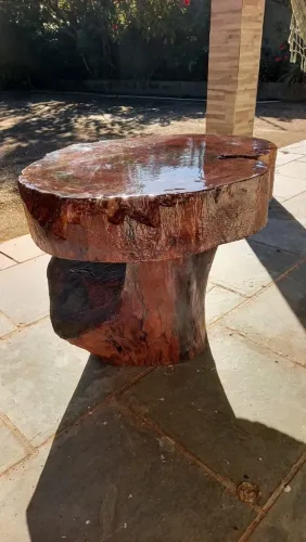 Vendo Mesa Rústica de Madeira Resinada