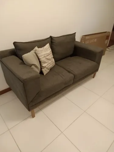Sofá 2 lugares comprado na lar shopping 
