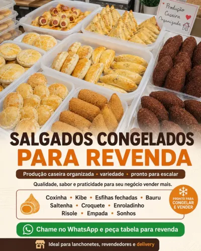 Salgados para Revenda