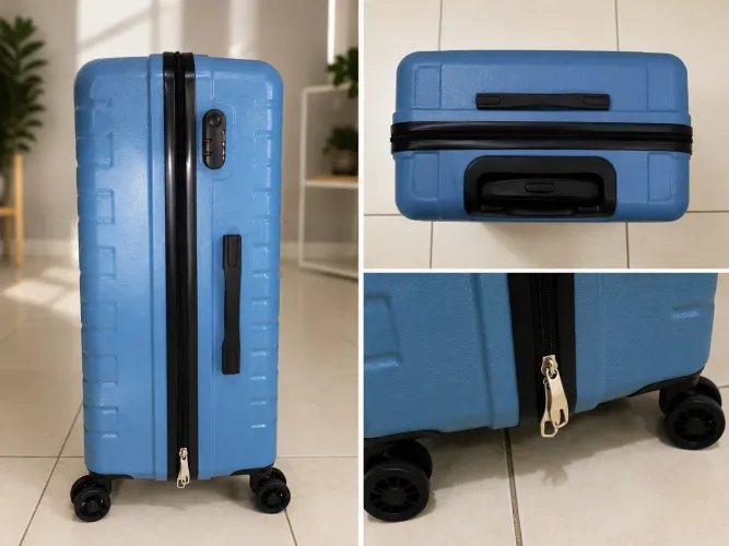 Mala de Viagem Grande 23kg Azul