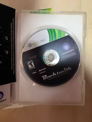 Jogo Xbox 360 Rocksmith Original Usado Com Caixa e Manual