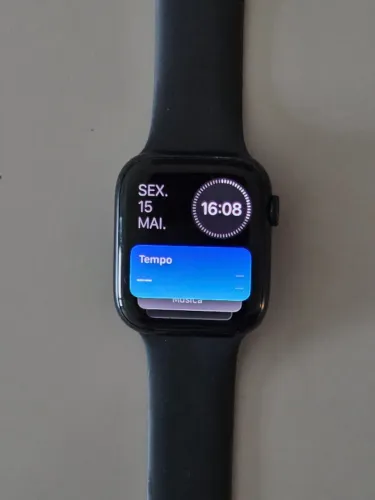 Relógio Apple Watch Series 9 GPS de 45mm - Midnight - Ótimo Estado