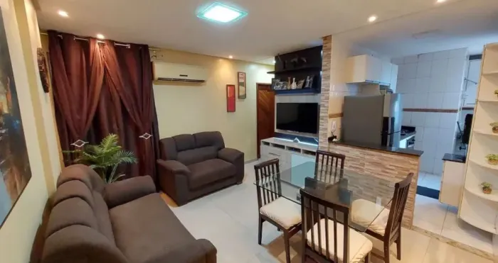 Apto mobiliado, 64m², 2/4, 1 vaga no Cond. Norte Brasileiro